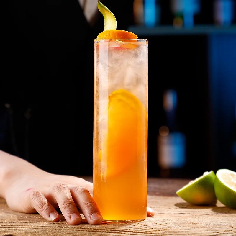 Gelas kaca unik estetik desain ultra thin gelas cafe