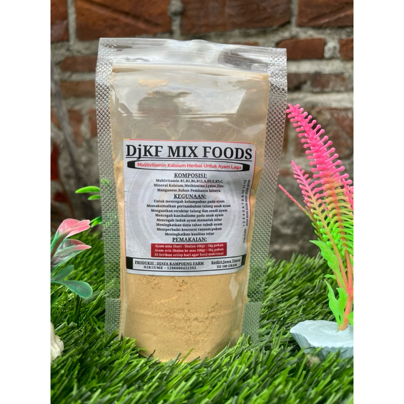 Kalsium Ayam Aduan Isi 100gram Kalsium Mineral Herbal Ayam Laga