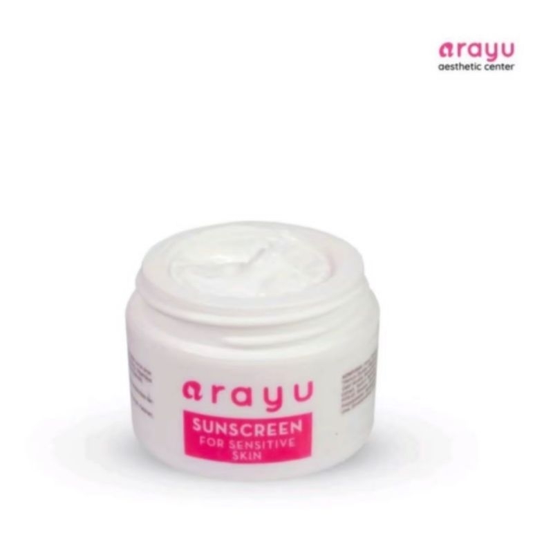 COD arayu skincare glowing mencerahkan wajah arayu sunscreen for sensitive skin 10gr