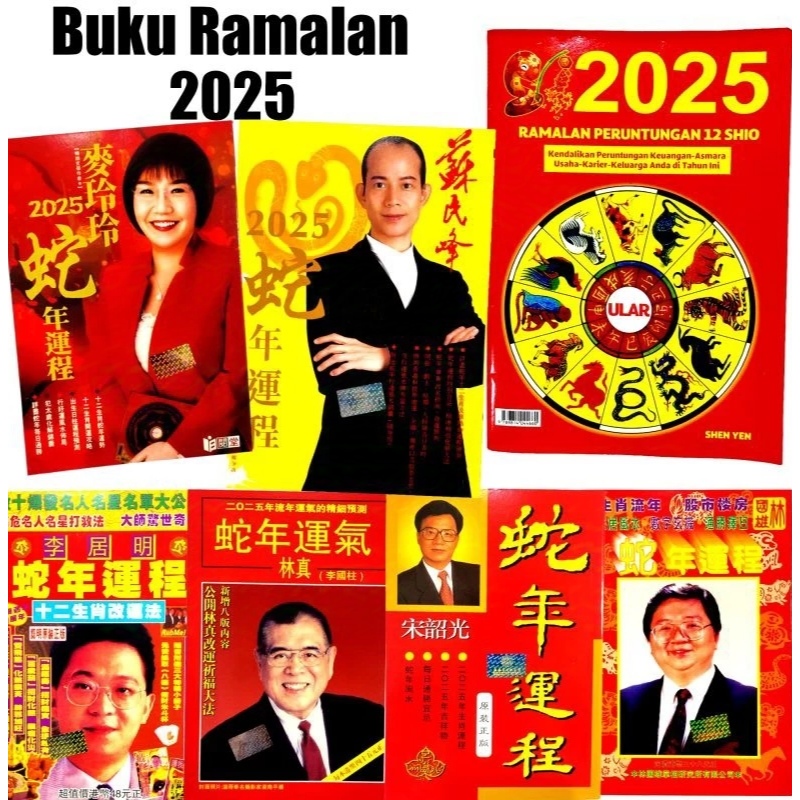 Buku Ramalan tahun ular 2025 fengshui book zodiak