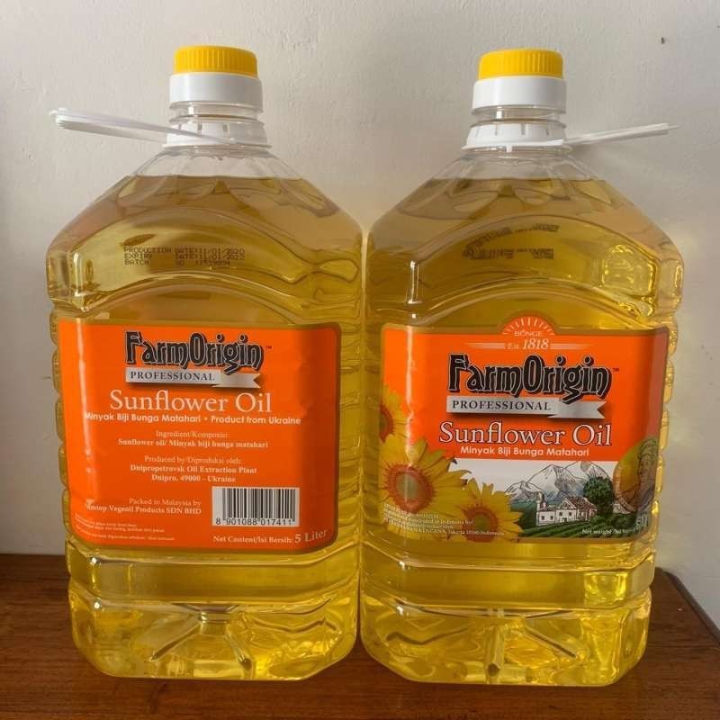 

Sunflower OIl Farm Origin / Minyak Bunga Matahari Farm Origin - 5 ltr