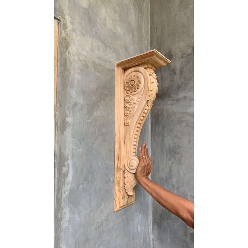 KORBEL UKIRAN KAYU JATI KATEK UKIRAN KAYU JATI ORNAMEN UKIRAN
