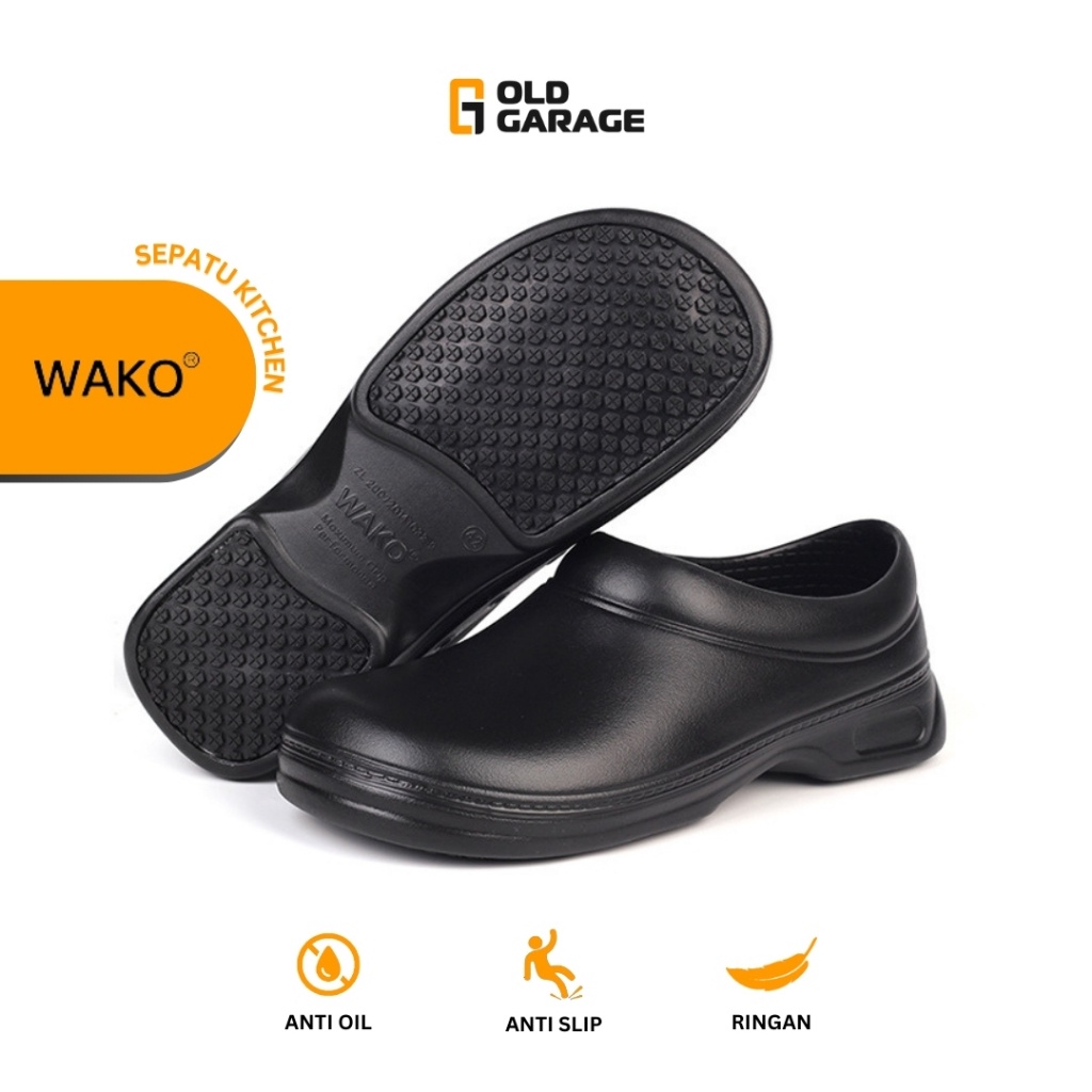 Sepatu Kitchen Pria Sepatu Chef Kitchen Shoes WAKO