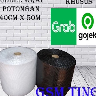 

KF7 BUBBLE WRAP HITAM UKURAN 4CM X 5M MULIA PACK