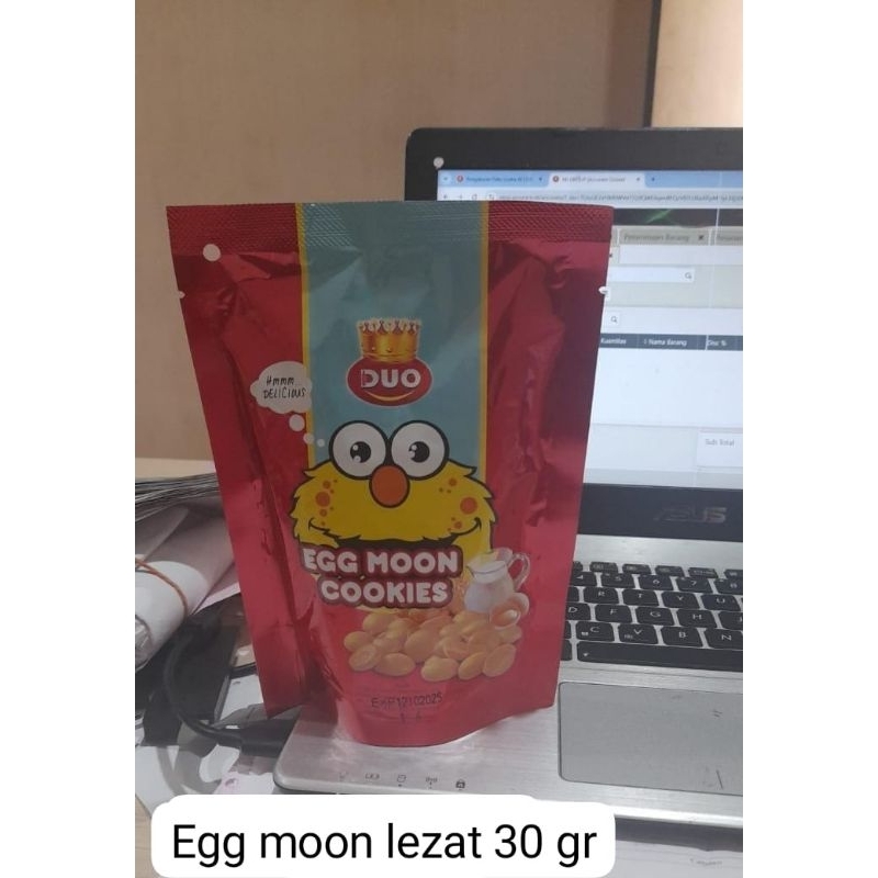 

Egg moon 1 dus isi 30 pcs berat 30 gr/pcs