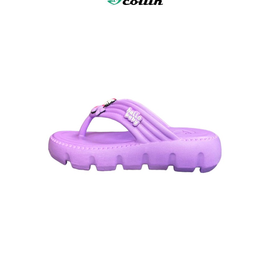 Hemat COLLIN SENDAL ANAK PEREMPUAN SENDAL JEPIT MODEL KUROMI B7911
