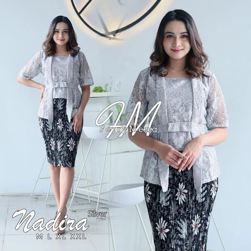 SET KEBAYA KUTUBARU PITA LENGAN PENDEK KEBAYA GEREJA MODERN KEBAYA KARTINI TERBARU