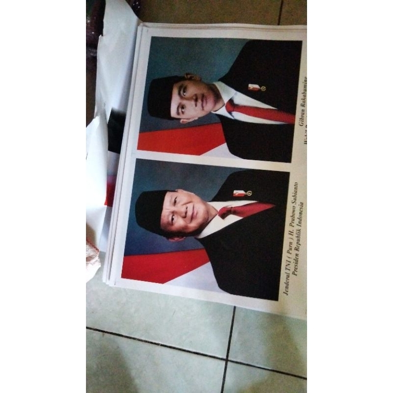 Gambar presiden dan wakil presiden resmi