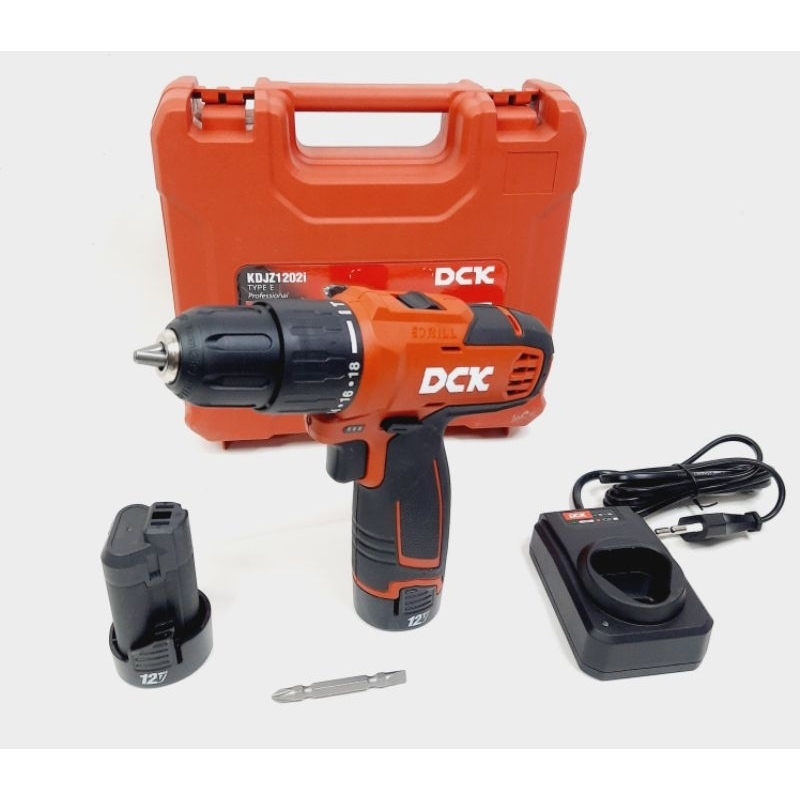 DCK KDJZ1202i Cordless Drill Driver Mesin Bor baterai