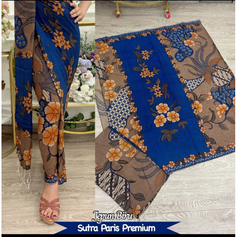 SUTRA PARIS PREMIUM SET SELENDANG MOTIF ATBM/SUTRA PARIS/SUTRA PARIS MURAH