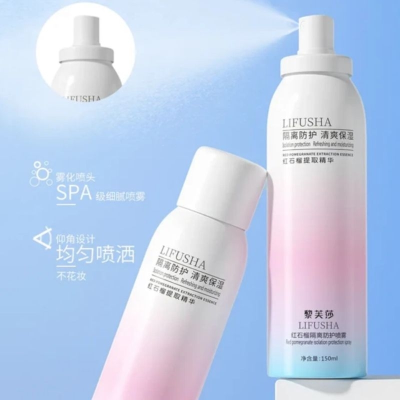 SPRAY SEMPROTAN INSTAN PEMUTIH PENCERAH KULIT TANGAN KAKI UNTUK PESTA WEDDING PERNIKAHAN LIFUSHA 150