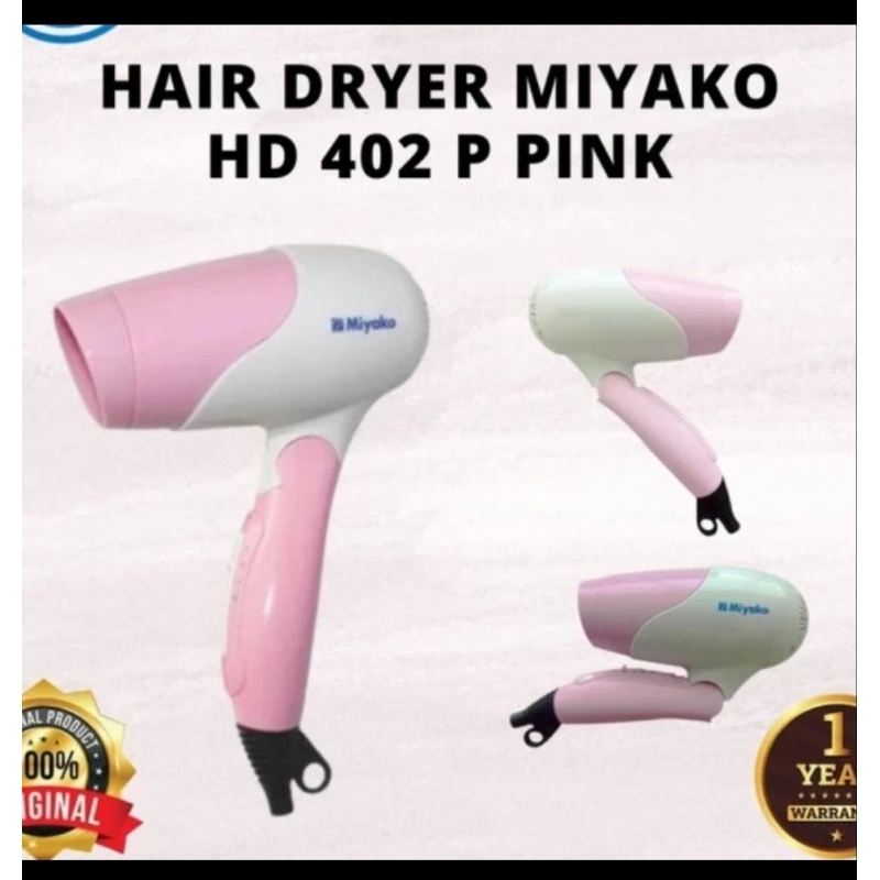 Miyako HD-402P Hairdryer 400W
