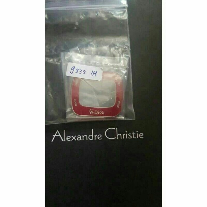 kaca jam tangan wanita alexandre christie 9335lh merah