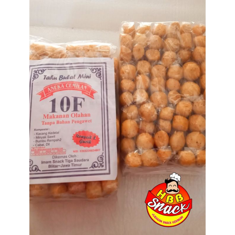 

TAHU BULAT MINI ECER 500 , 1 PACK ISI 20 , RASA ENAK GURIH ORIGINAL DAN PEDAS