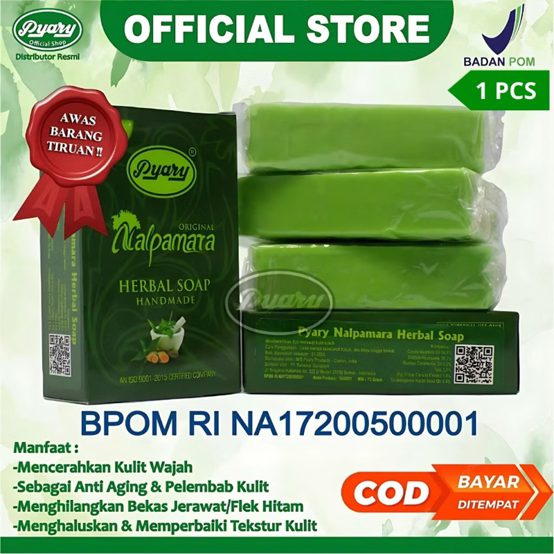Sabun Arab PYARY Nalpamara Soap 100% Original BPOM Distributor Resmi PyaryID