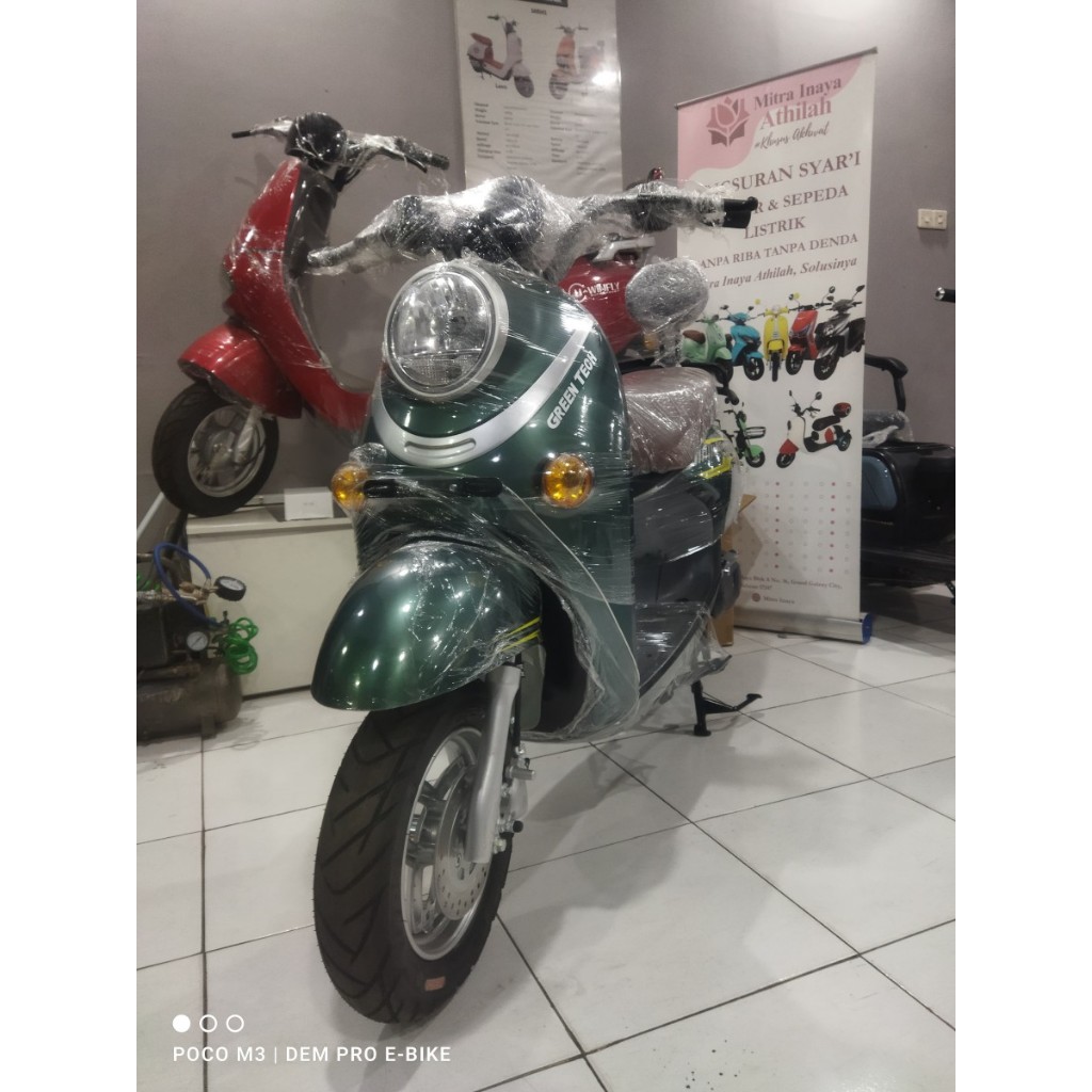 SEPEDA MOTOR LISTRIK MEREK GREENTECH UNITY CLASSIC BERSUBSIDI MURAHH - Merah
