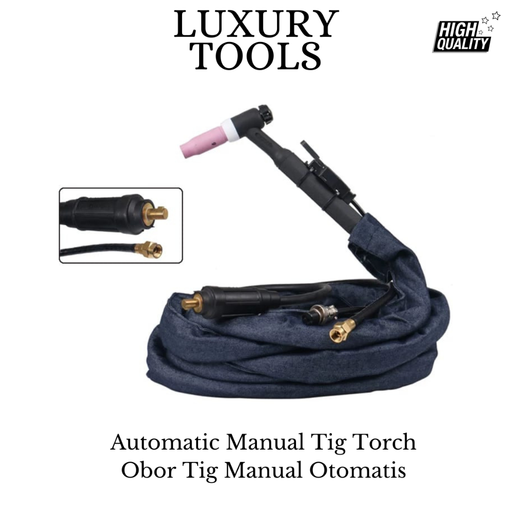 Stang Las Listrik Tig Torch WP17 KDK / Tang Las Argon Manual + Otomatis WP 17 Travo Las Listrik