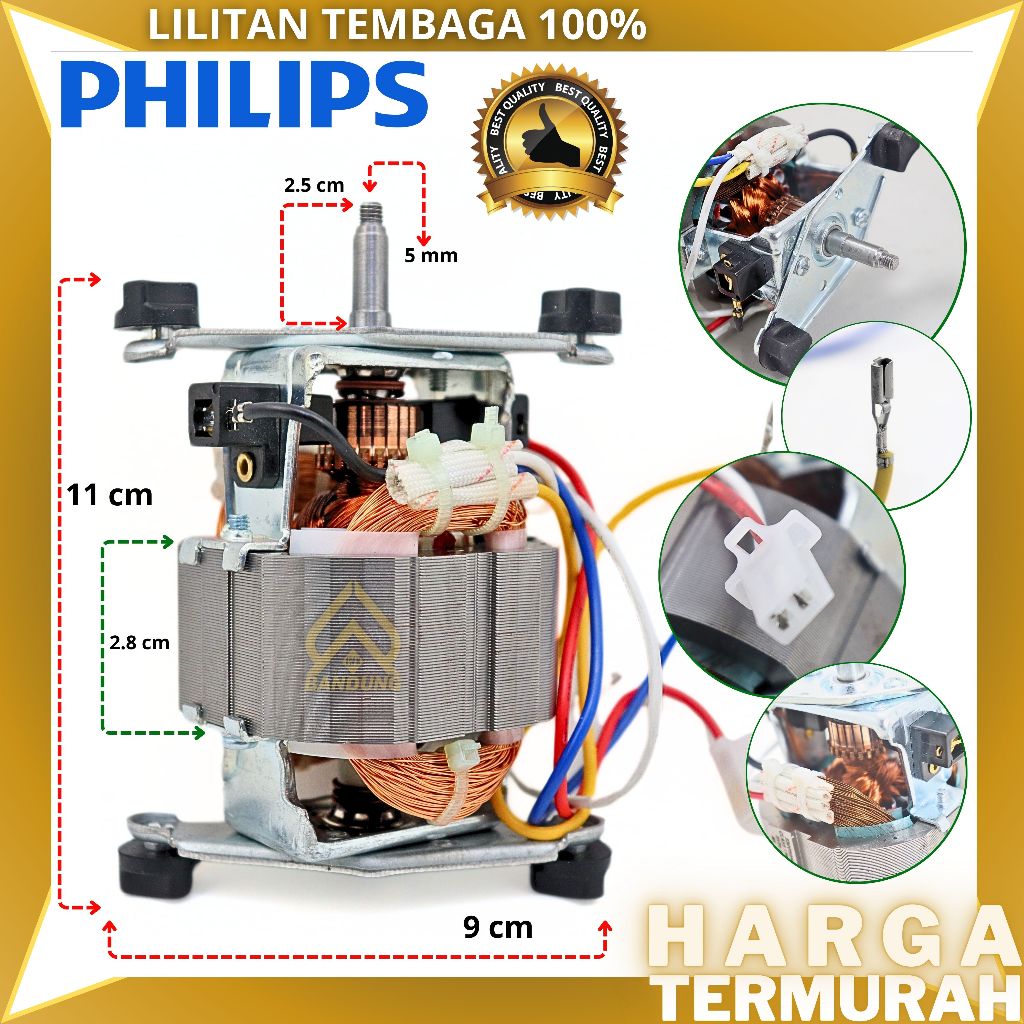 DINAMO | DINAMO BLENDER | DINAMO BLENDER PHILIP HR 2115/ 2116/ 2061/ 2071 | MOTOR BLENDER PHILIPS | 