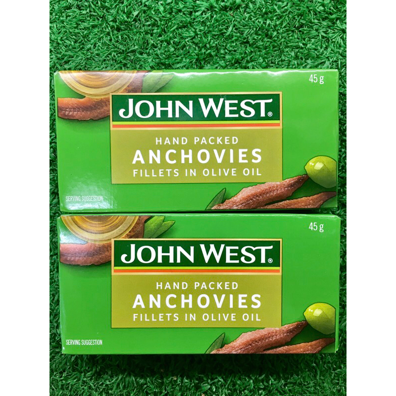 

John West Anchovies Fillets In Olive Oil Ikan Teri Dalam Minyak Zaitun 45gr