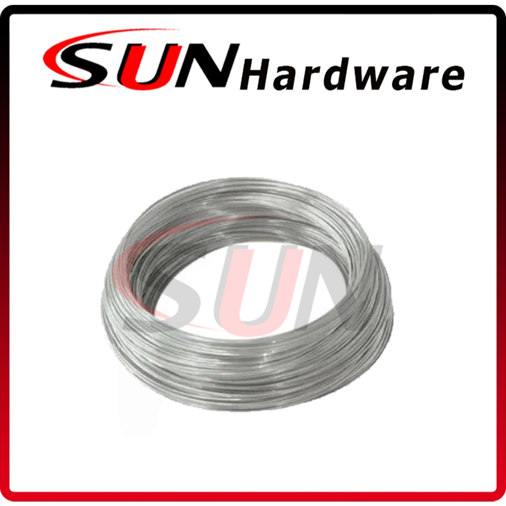 Kawat Seng BWG Galvanis Tali Ikat Bendrat Beton Banguan Kerajinan DIY