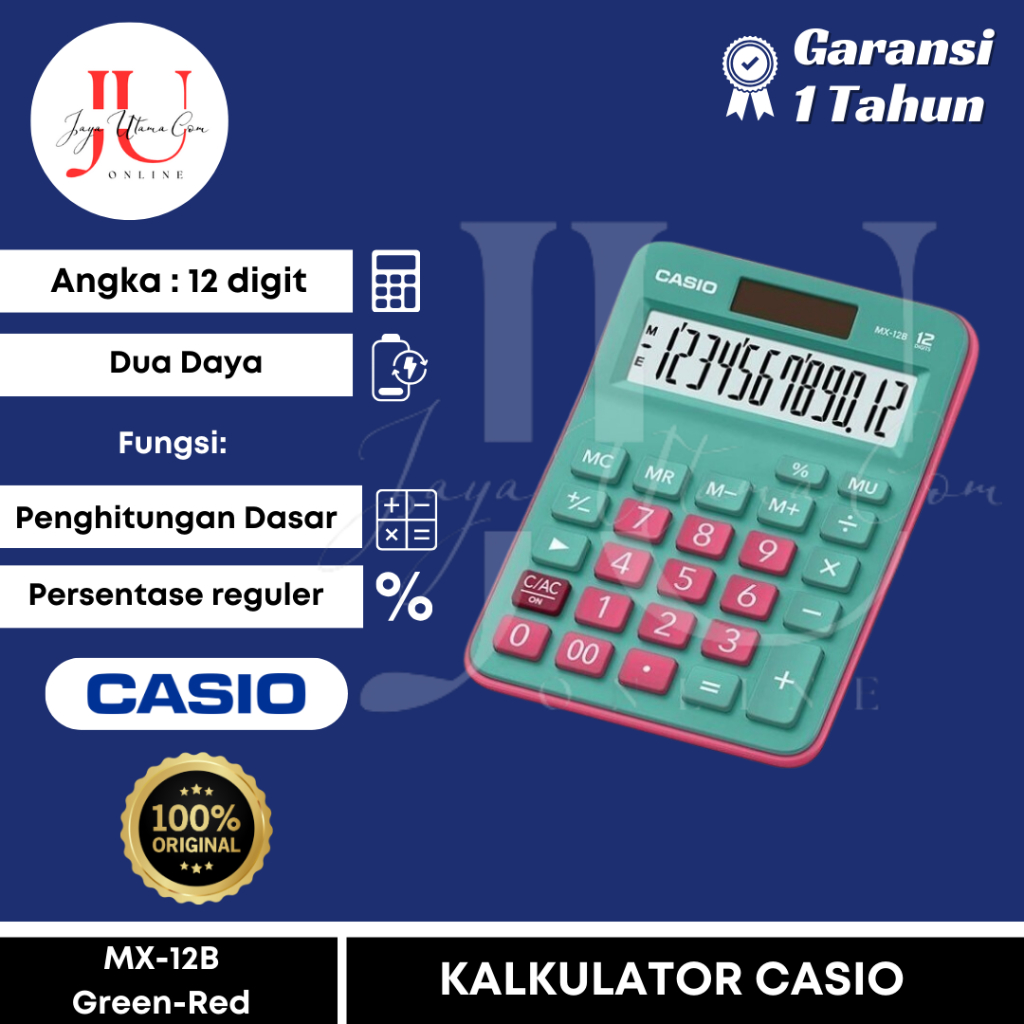 

RB Kalkulator Casio MX 12B Original