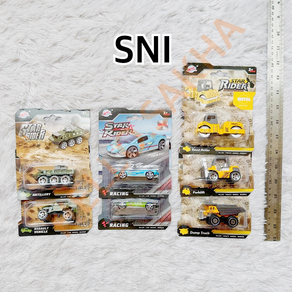 MAINAN STAR RIDER DIECAST DIE-CAST METAL KENDARAAN BESI TRUK TRUCK TANK MILITER MILITARY ARMY VEHICL