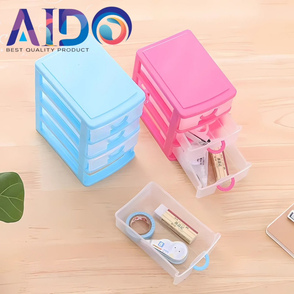 Syafa Dstore Laci Susun 3 Atau 4 Kecil / Laci Mini / Mini Container / Laci Plastik / Rak Susun