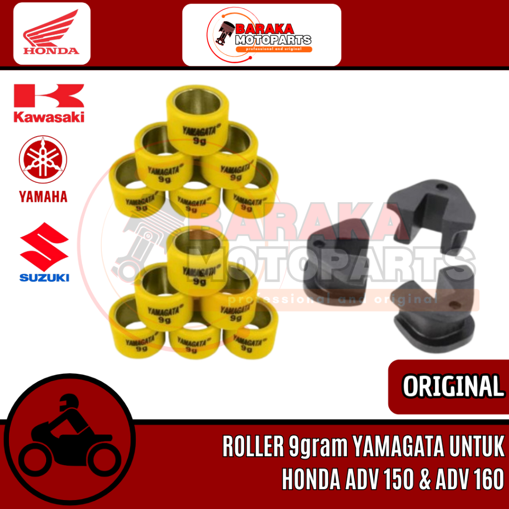 Roller Racing Yamagata 9gram Honda ADV 150 / 160 PCX 150 / 160 1 Set Original