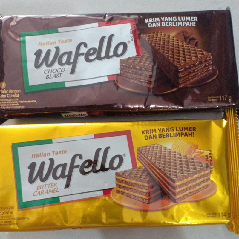 

Wafello Wafer Coklat & Karamel