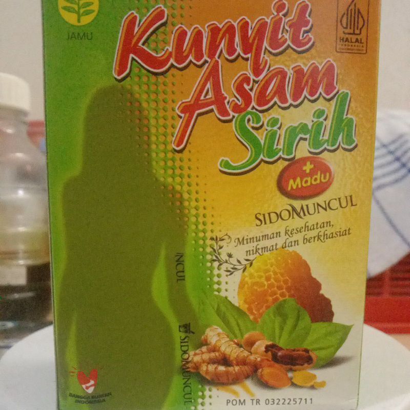 

Kunyit asam sirih dan madu isi 5 saset @ 25g