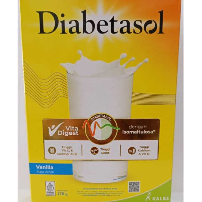 

DIABETASOL RASA VANILA DAN COKELAT 170 GRAM