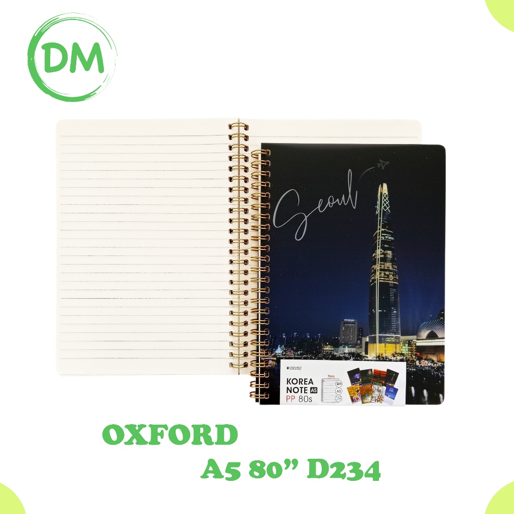 

D234A5 NOTEBOOK OXFORD 80S