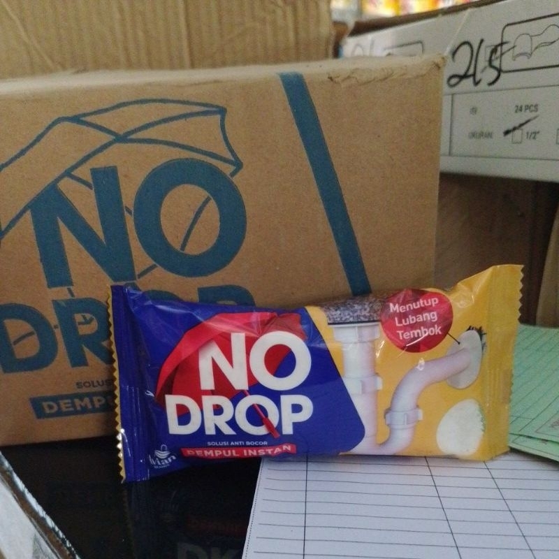 Dempul instan putih  Merk Nodrop / Menutup Lubang Tembok