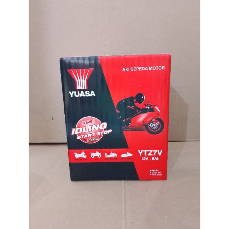 Aki Motor NMax Yuasa YTZ7V Aki Kering