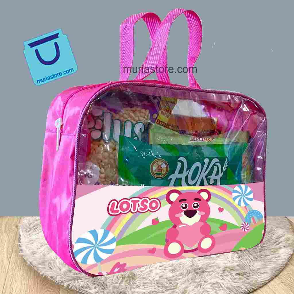 

Alea Bag Mika Motif Karakter Kartun Anak Premium Free Hang Tag Nama