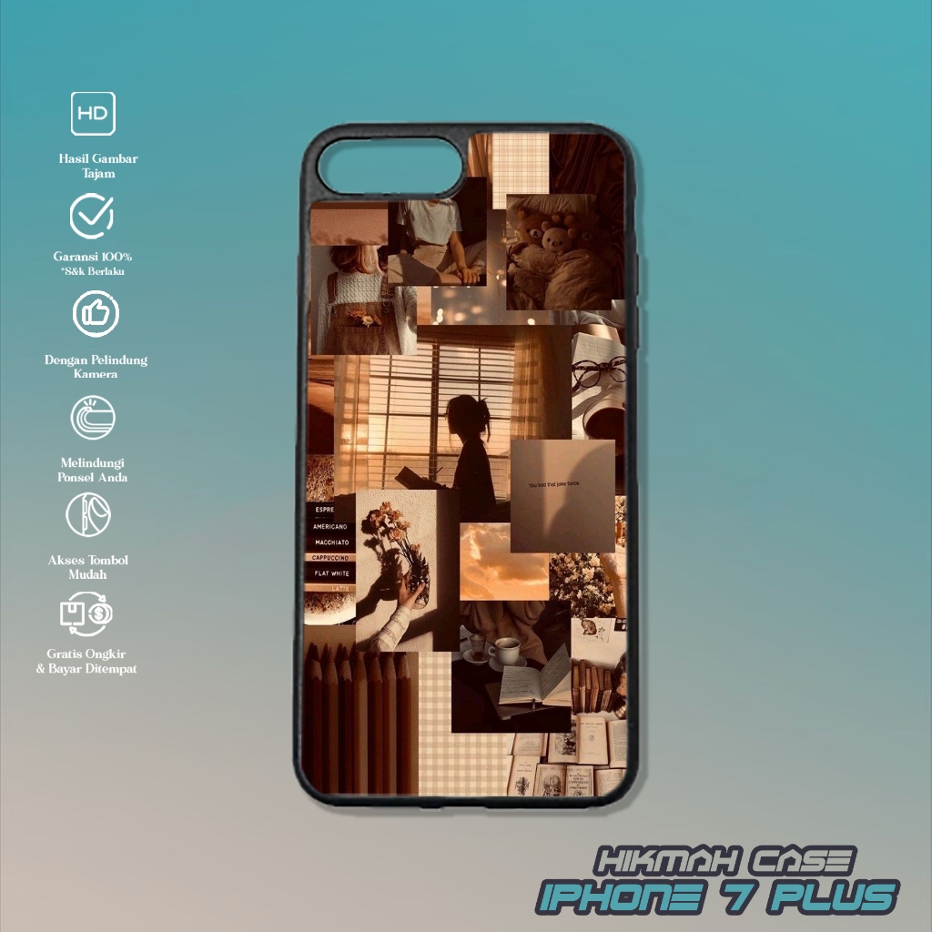 Case Iphone 7 Plus - Casing Hp Iphone 7 Plus - Motif ( AESTHETIC ) - Silikon Hp Iphone 7 Plus - Soft