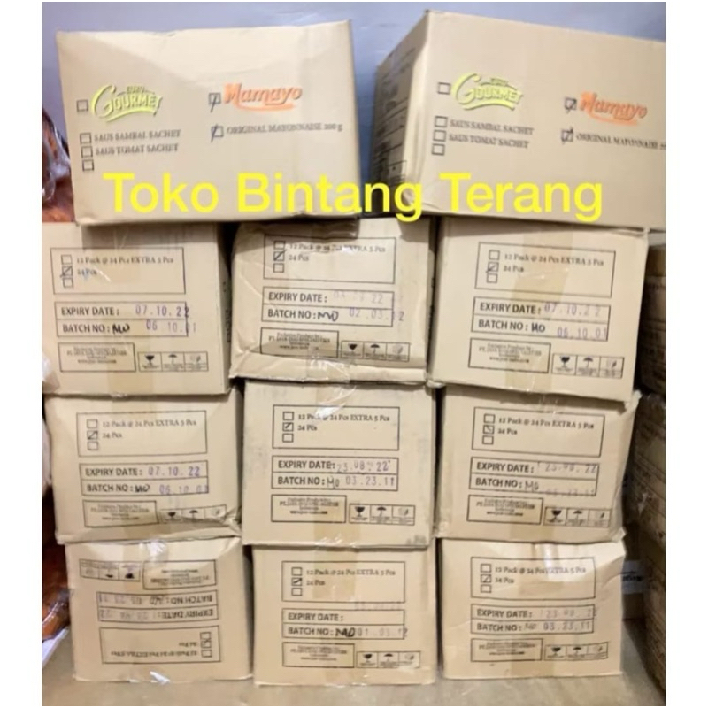 

Mayonnaise Mamayo Original 1 dus isi 24 pcs x 200 gr gram Karton