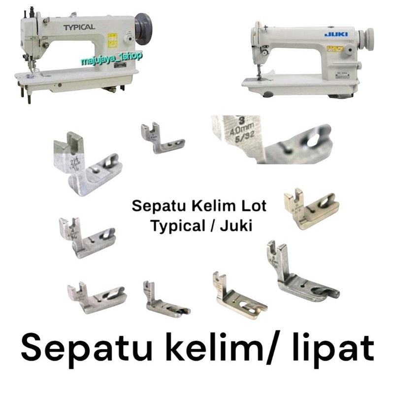 Sepatu Kelim Lilit Mesin Jahit High Speed Industry Typical Juki  Jarum 1