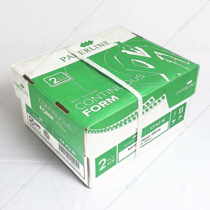 

Paperline PPL 2 Ply Continuous Form 9 1/2 "x11" Kertas Komputer (Dus)