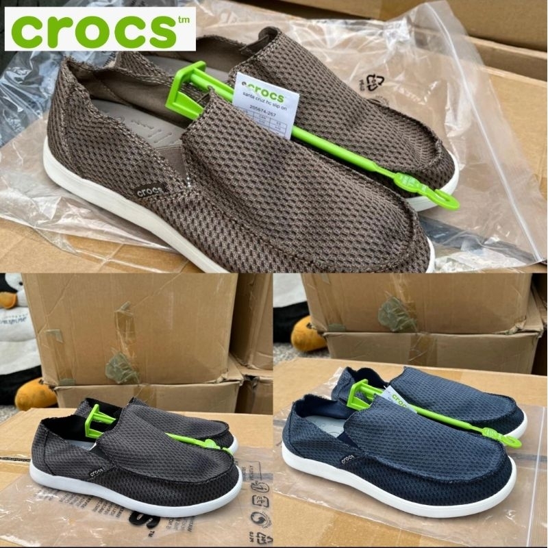 Crocs Santa Cruz slip on man / Sepatu crocs Pria santa cruz slip on / Crocs santa Cruz man