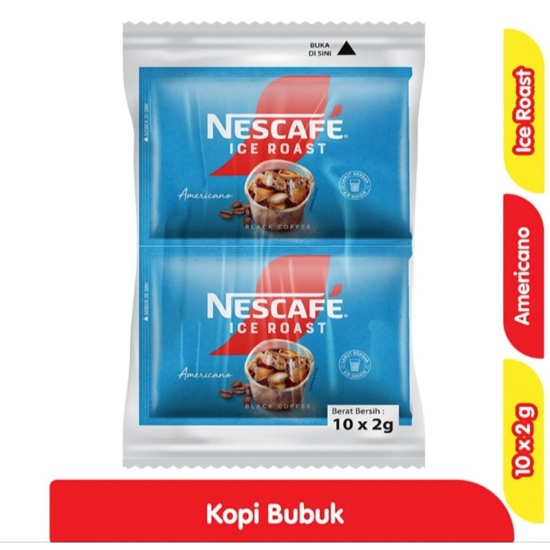 

Nescafe Ice Roast Kopi Instan Americano Bag 10 x 2 g(dinyshop)