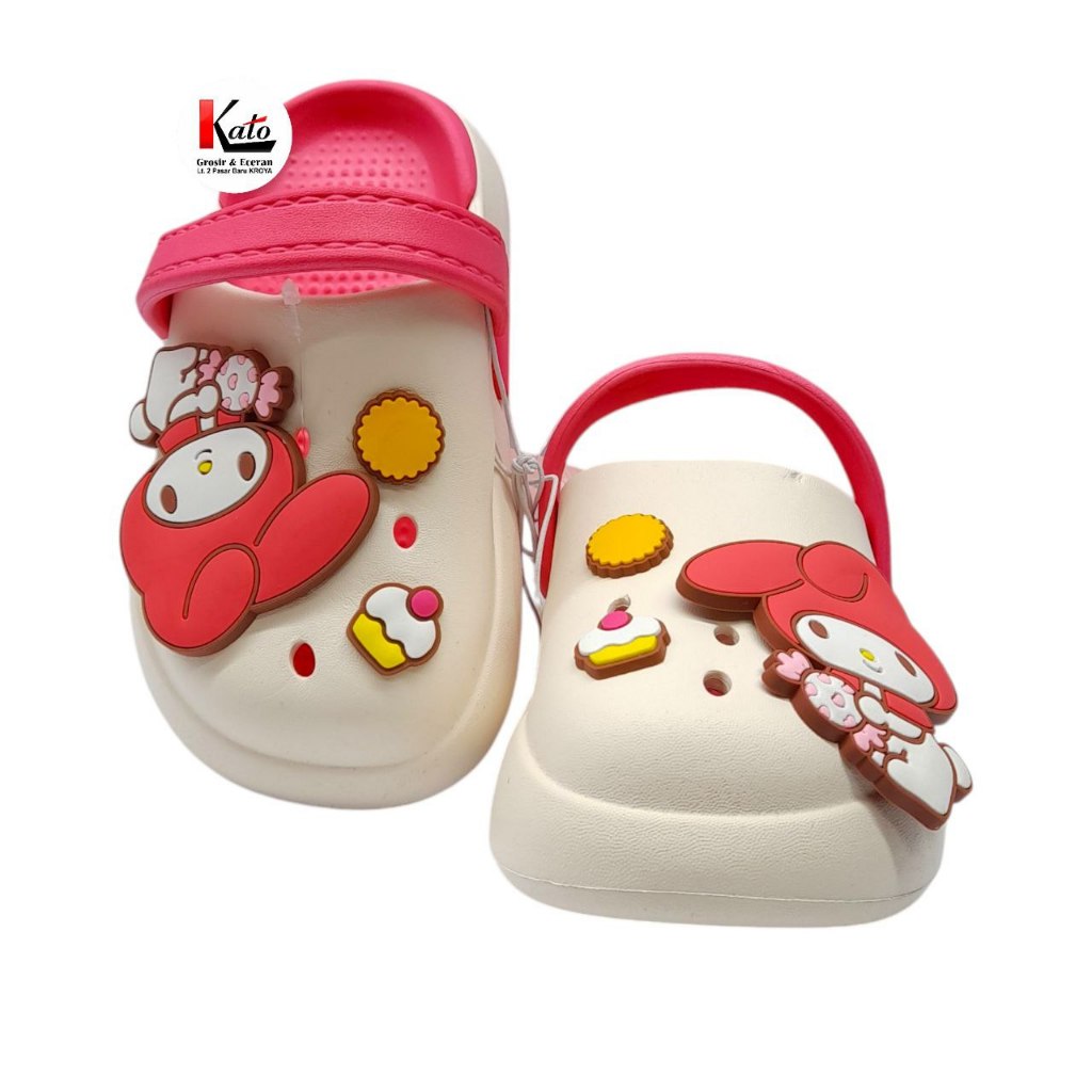 Sandal anak karakter my melody  5-7 tahun