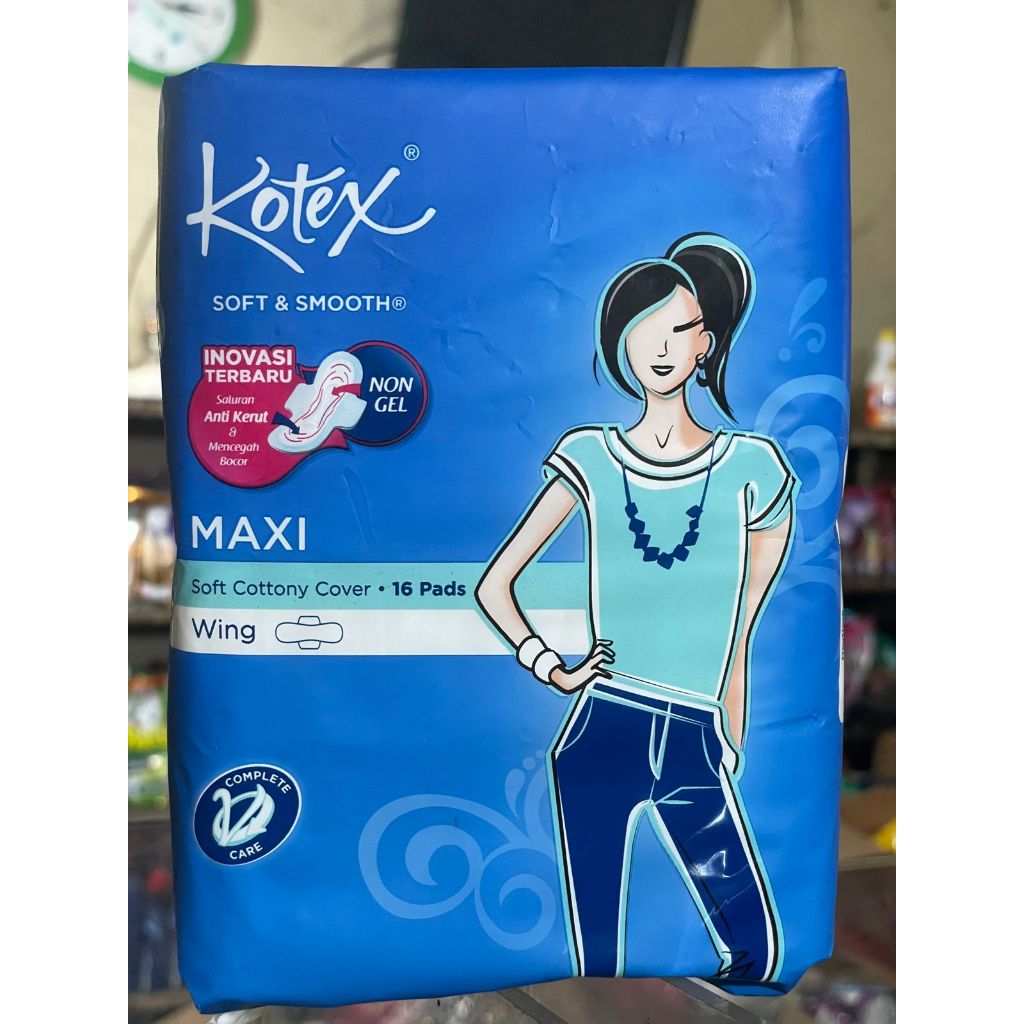Kotex Maxi Wing 16pads 23cm Isi 16 Pembalut Daytime