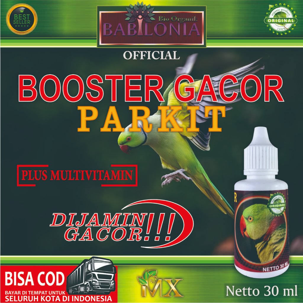 Booster Gacor Burung Parkit/ Vitamin Burung Parkit