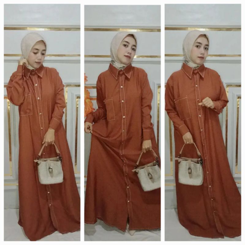 gamis jihan dress terkini gamis terbaru pakaian wanita pakaian muslimah