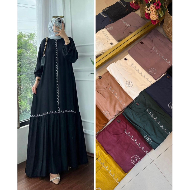 GAMIS KIARA MUTIARA RAYON TWILL PREMIUM