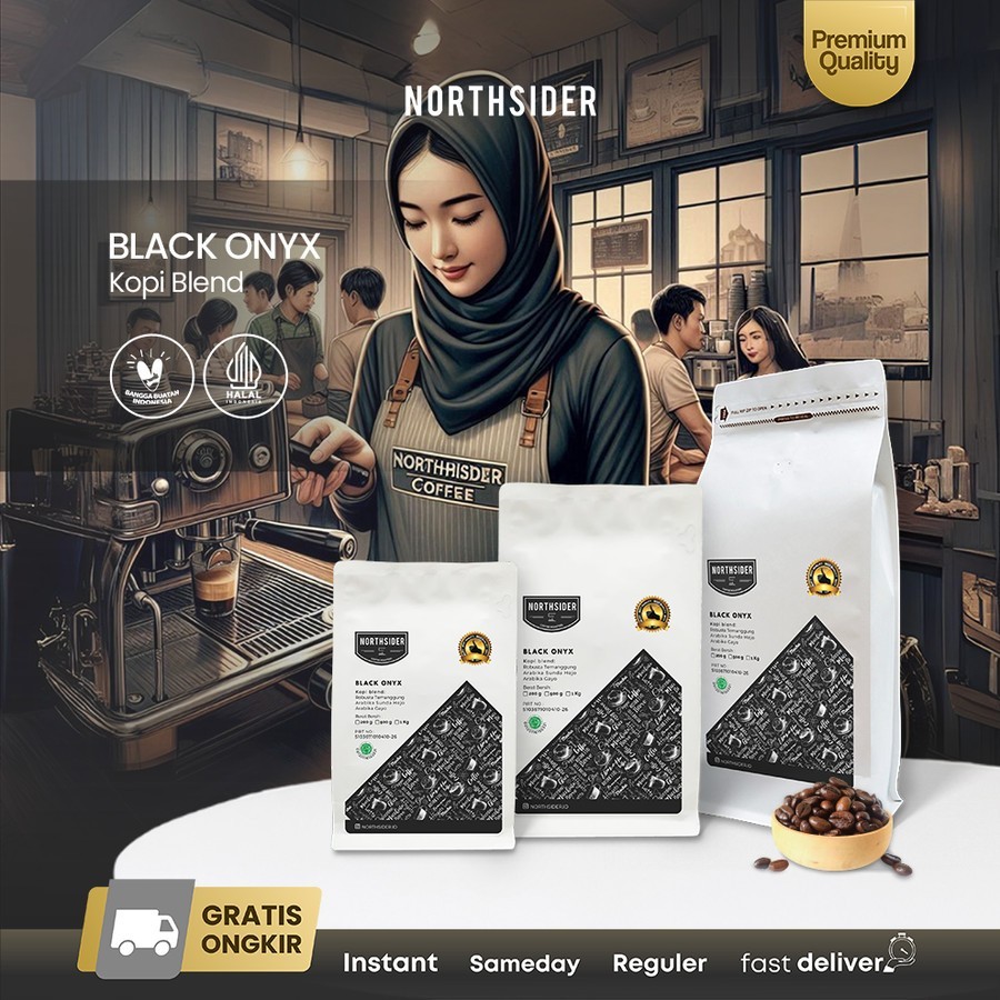 

Northsider Kopi arabika robusta Black Onyx Blend