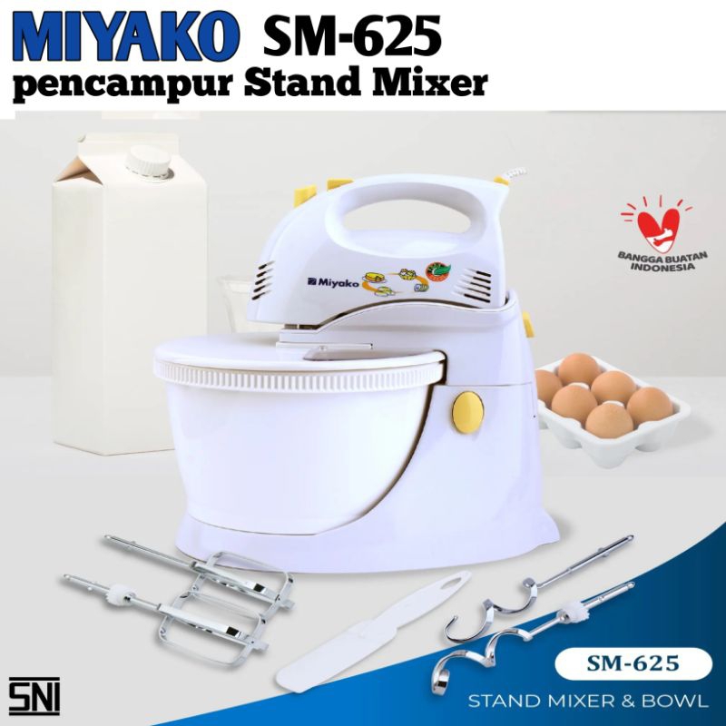 mixer MIYAKO SM 625 Stand mixer miyako+mangkok