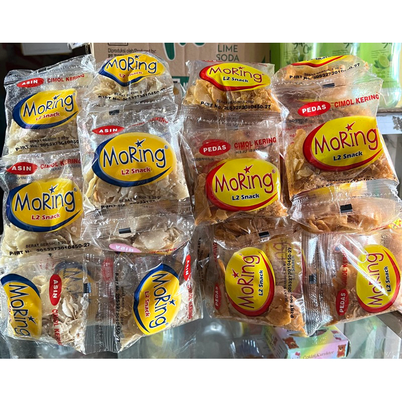 

Moring L2 Snack renyah renceng isi 10bungkus