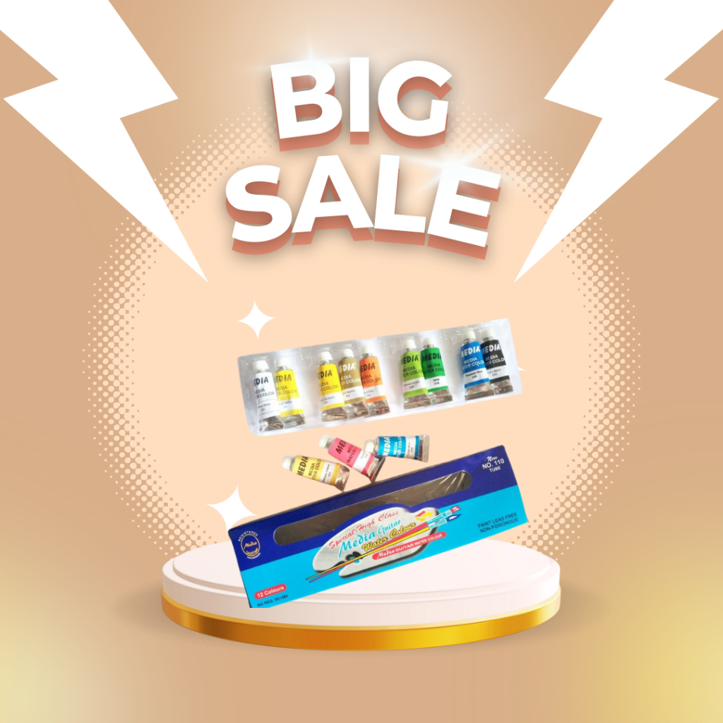 

Water Color Media Guitar 12pcs